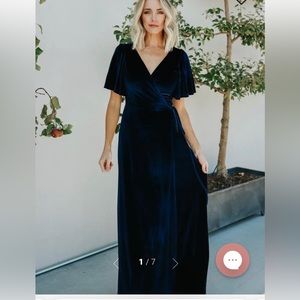 Baltic Born Meghan Velvet Wrap Dress